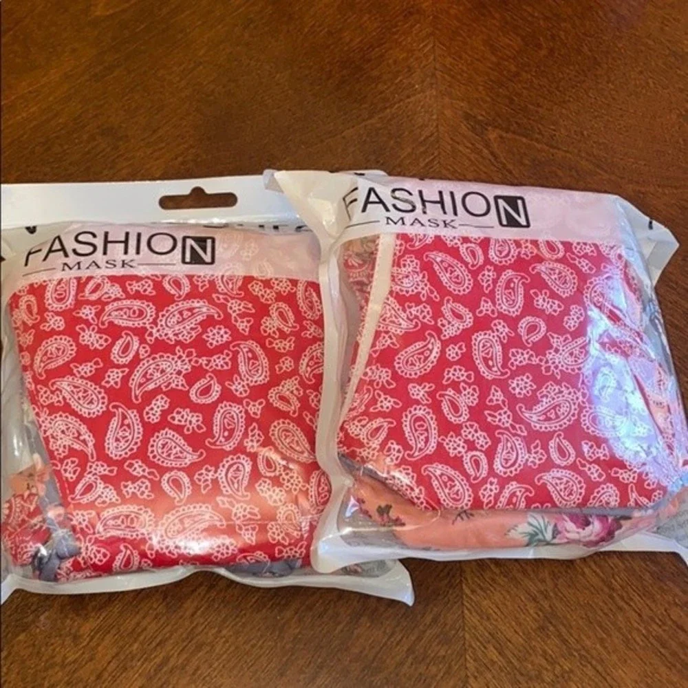 8 pack tie-on face masks